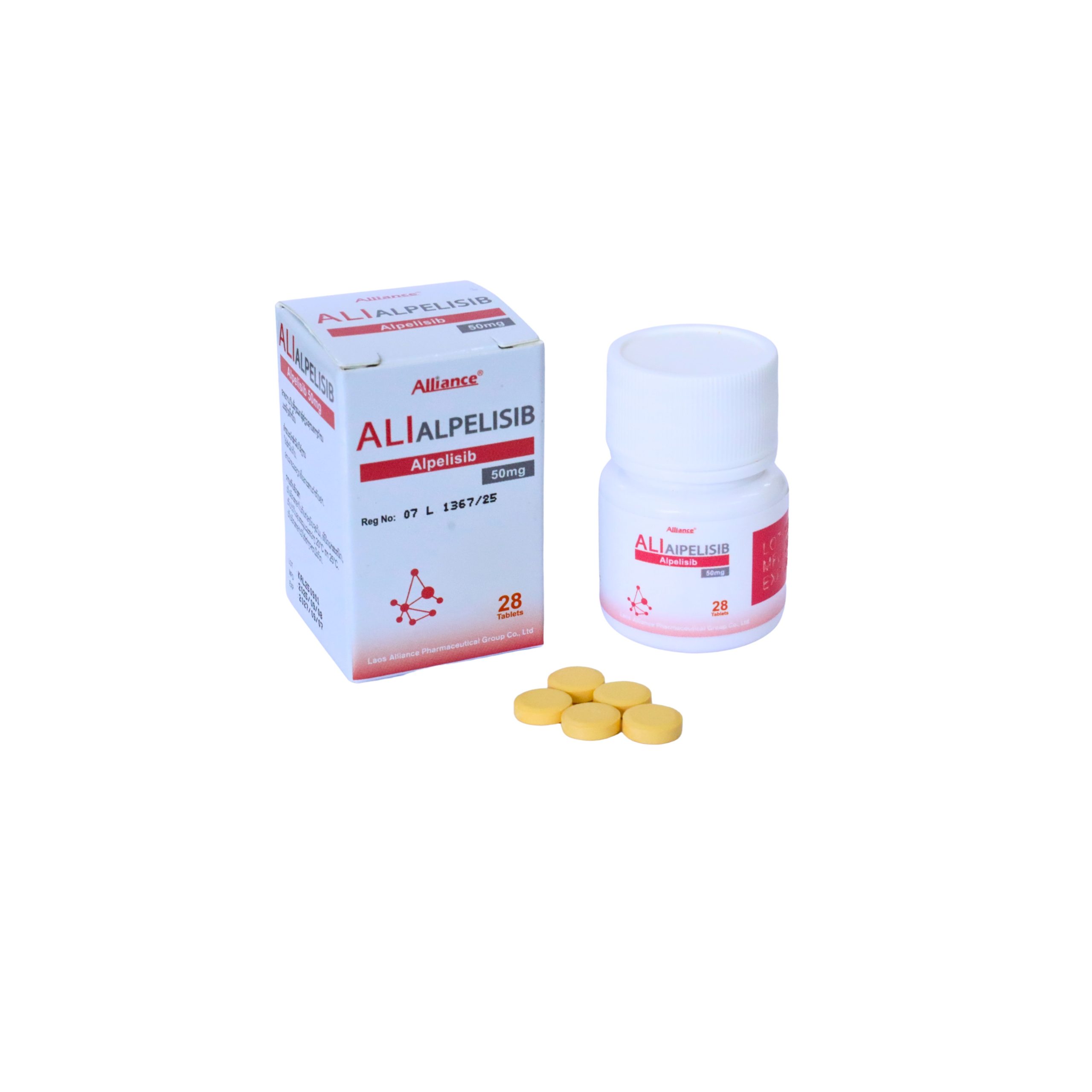 【us:Piqray】Alpelisib 50mg/tablet 28tablets/bottle