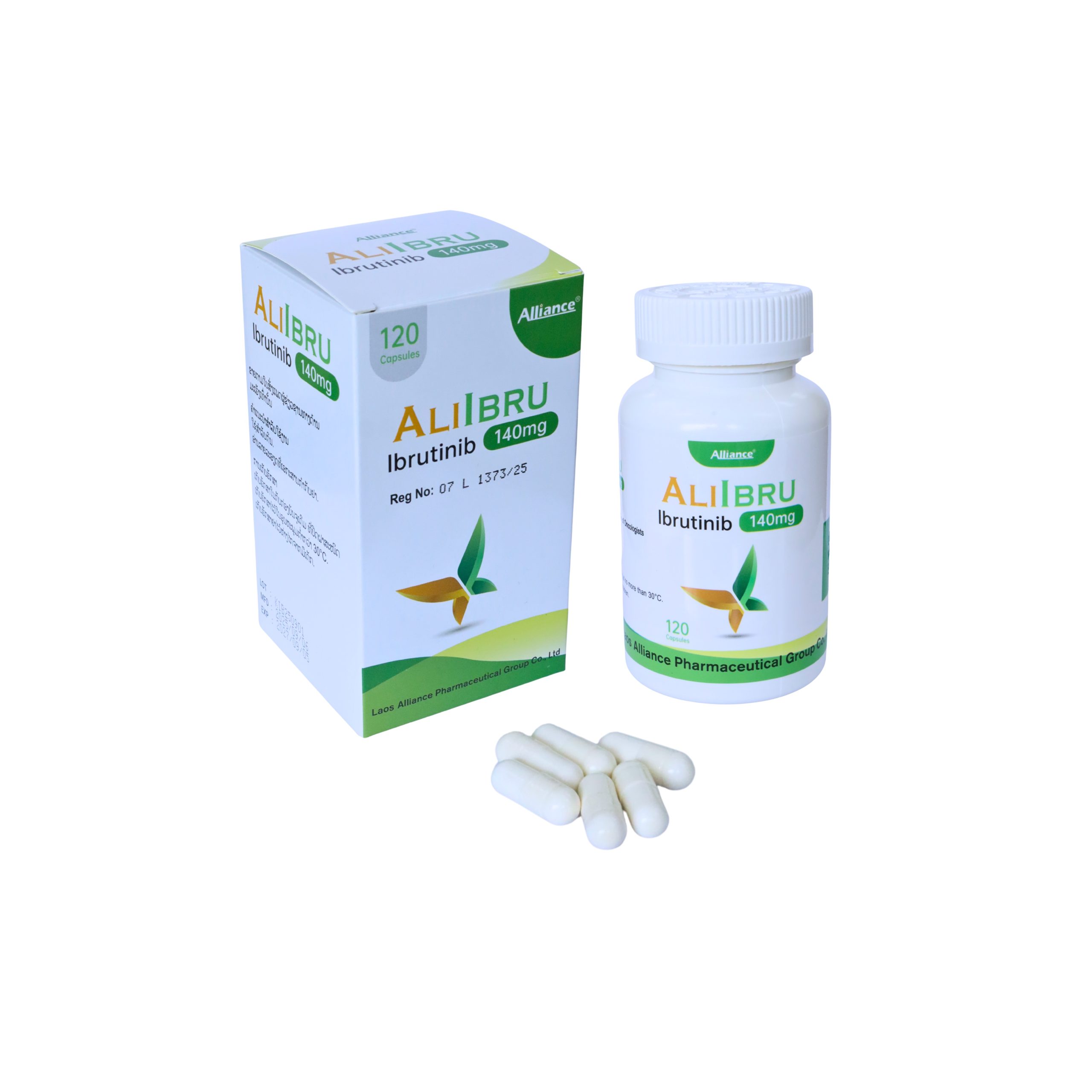 【us:Imbruvica】Ibrutinib 140mg/tablet 120tablets/bottle