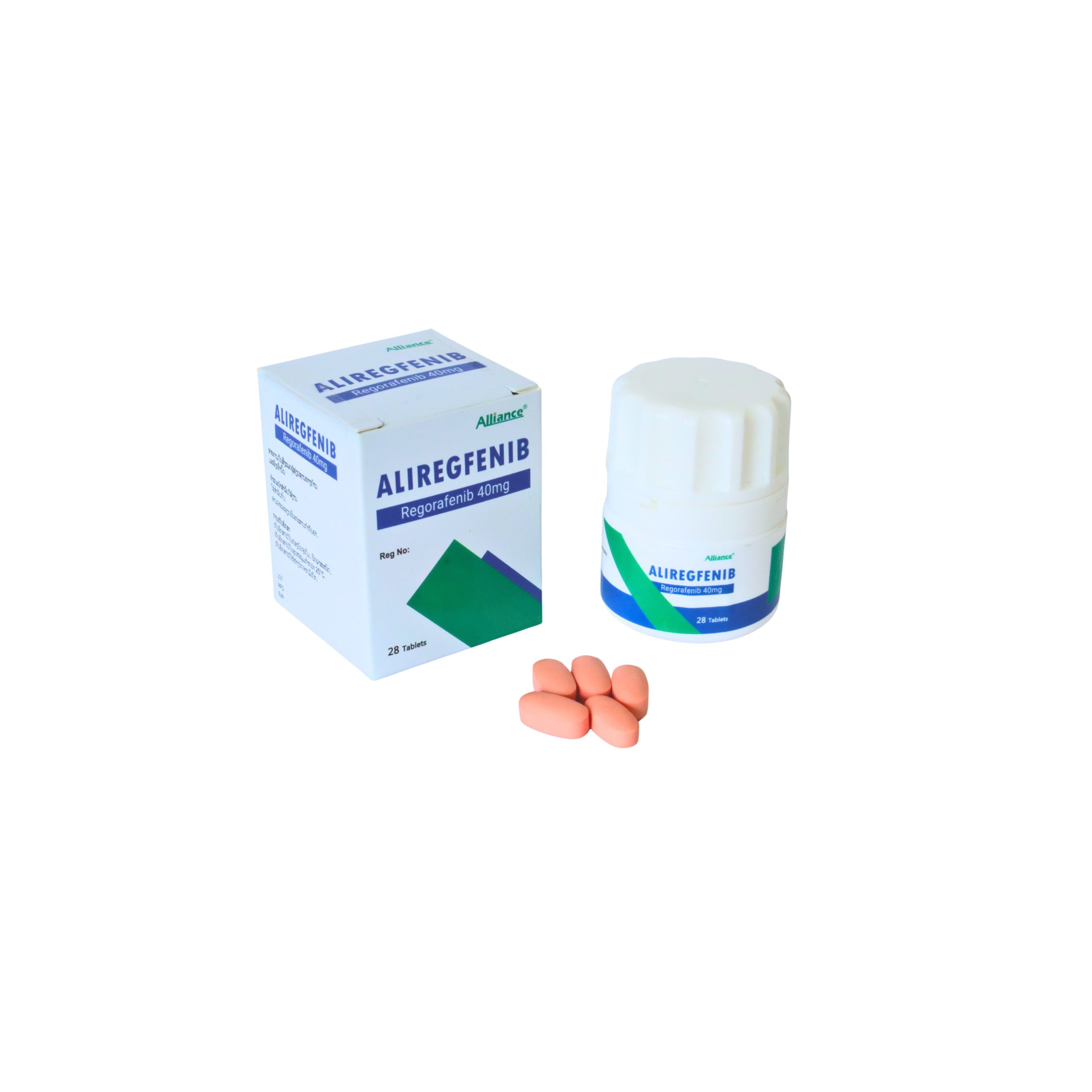 【us:Stivarga】Regorafenib 40mg/tablet 28tablets/bottle