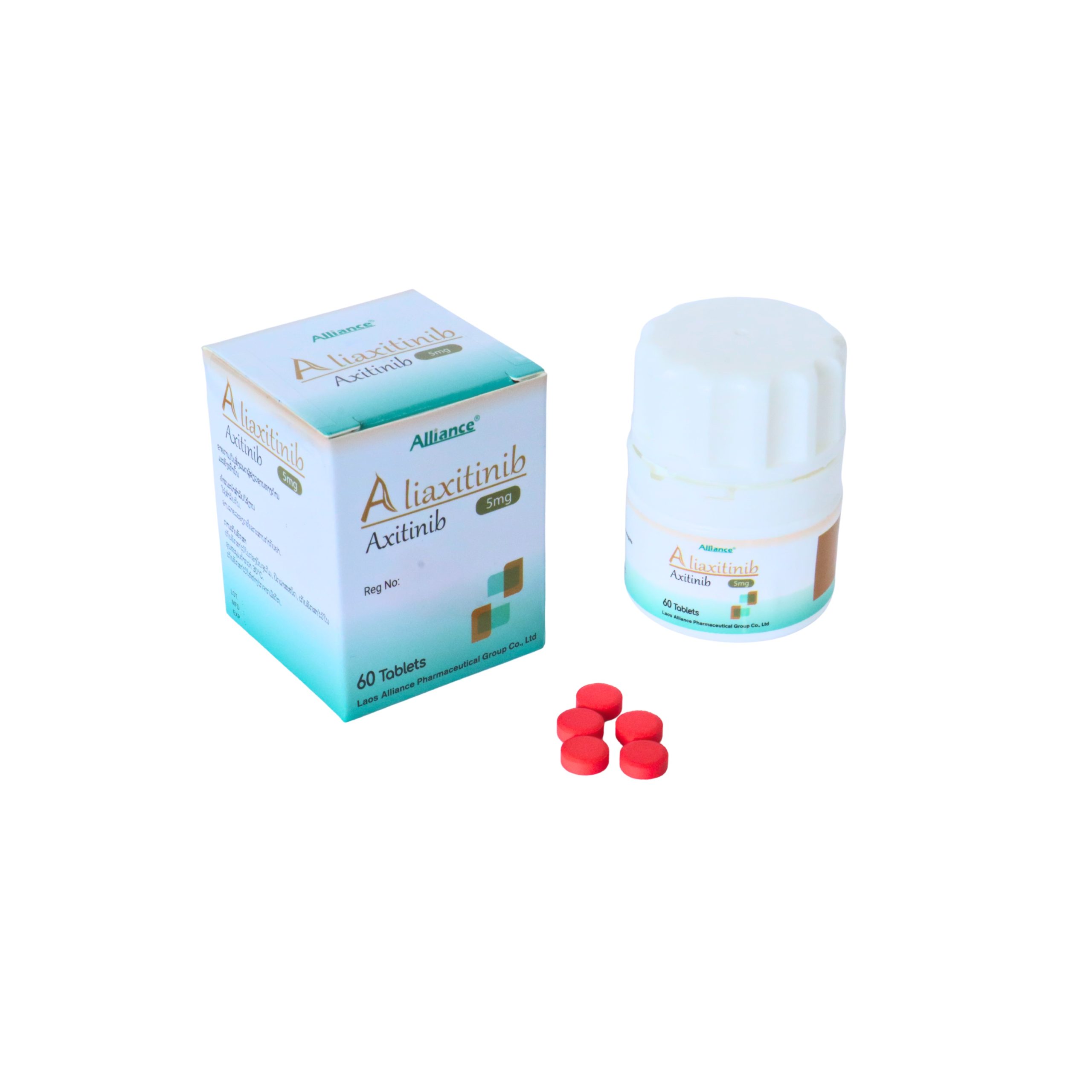 【us:Inlyta】Axitinib 5mg/tablet 60tablets/bottle